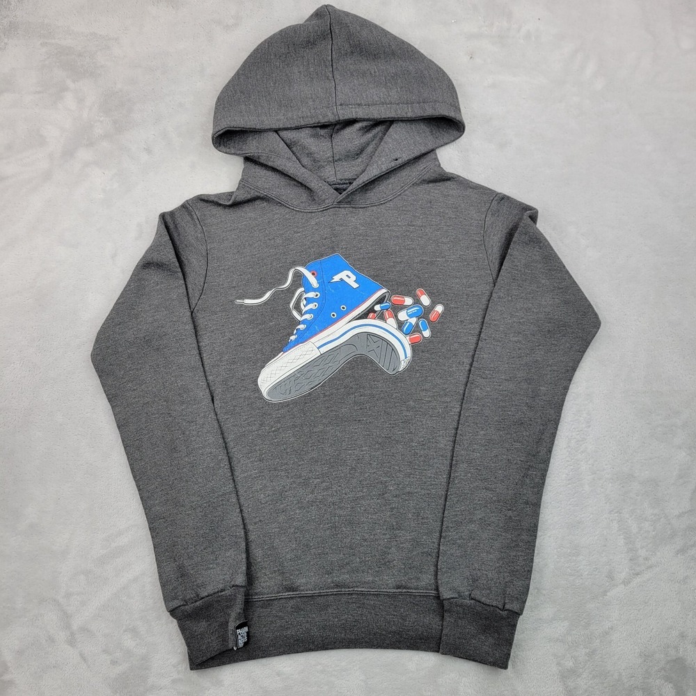 Pharmacy Industry Hoodie Mens Small Sweater Sweatshirt Skater Sneaker Stash Punk